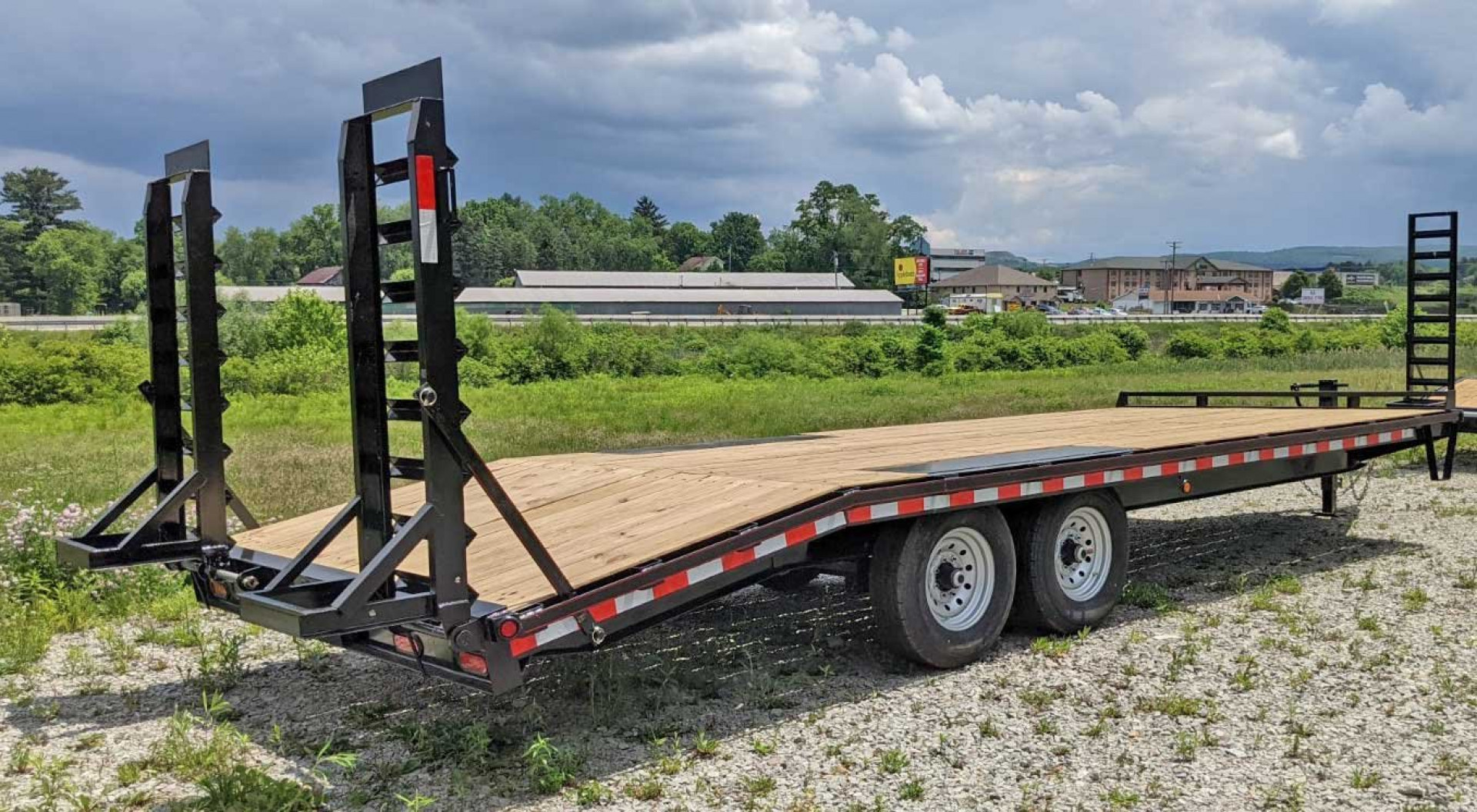 New 2025 Quality 18+5 Pro Deckover Tagalong w/ Spring Assist Ramps