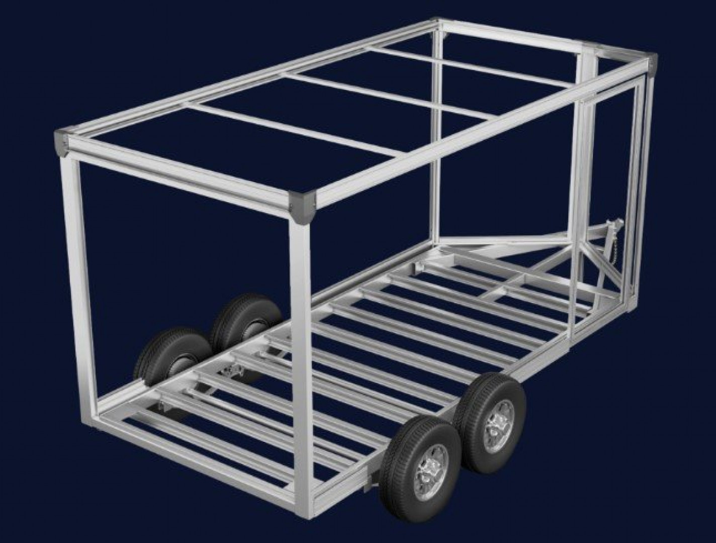 New 2024 Ideal Cargo 8.5x16 EvoCore "Work Zone" Contractor (GALVANIZED FRAME)