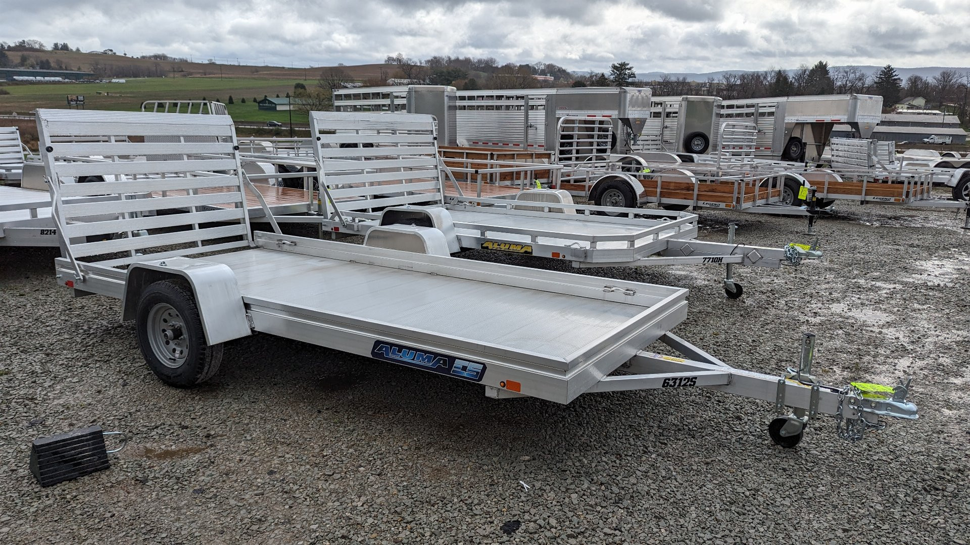 New 2024 Aluma 5'3" x 12 LW Utility Trailer (LATE MODEL SALE!!!)