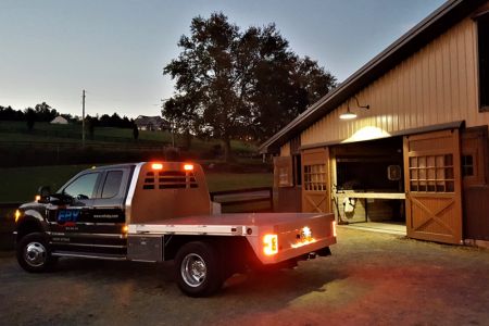 New EBY "BIG COUNTRY" 9' long x 97 1/4" wide ALUMINUM FLAT BED