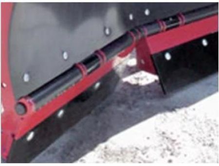 New 2025 Hiniker 9' HDPE Poly Trip Edge Scoop Plow w/ LED Lights & Wear Plates