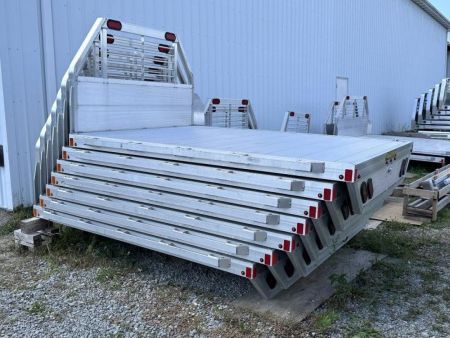 New 2024 ALUMA 9' Heavy Duty Aluminum Dual Wheel Truck Bed