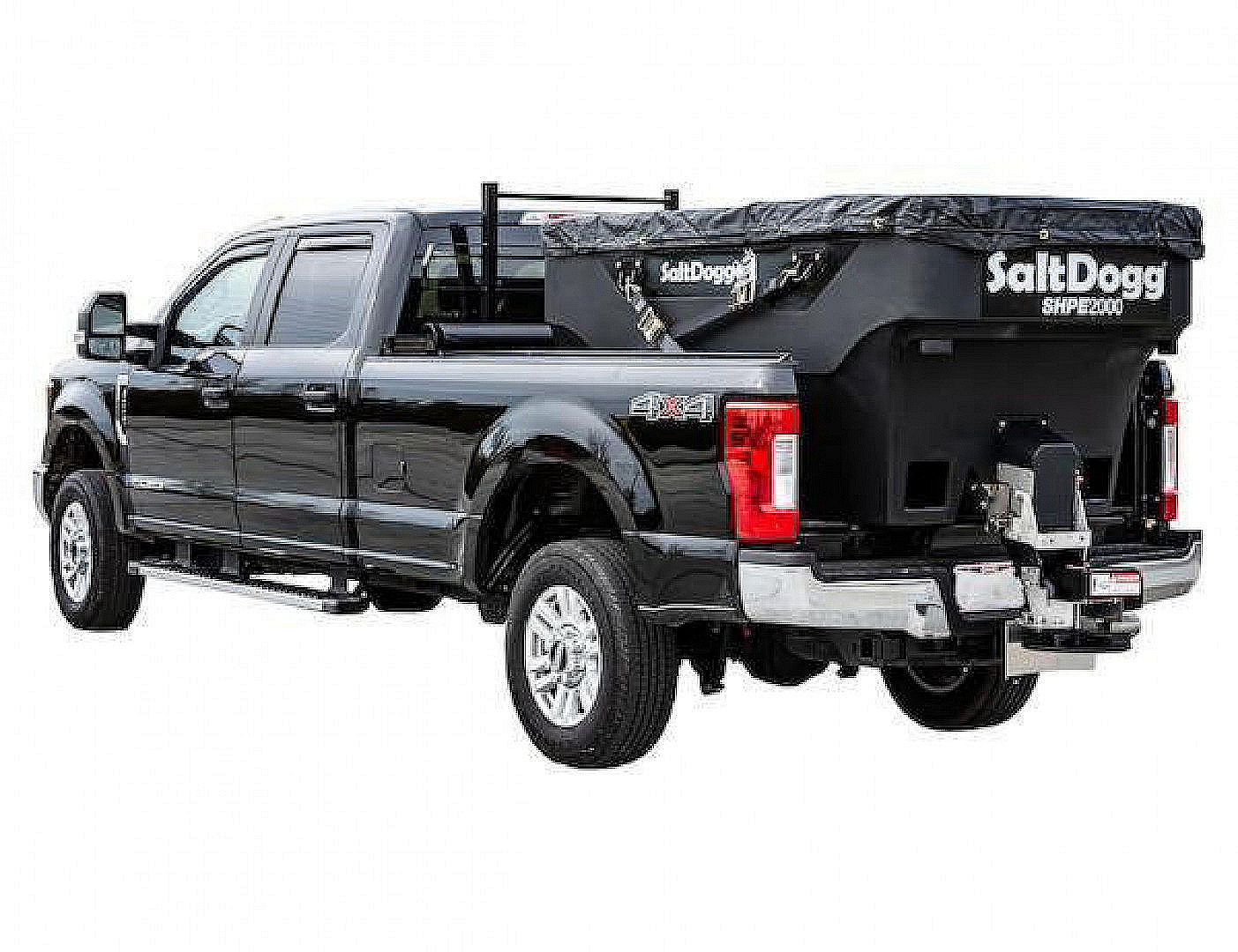New SALTDOGG (SHPE2000) 2.0 cu yd ELECTRIC POLY HOPPER SPREADER