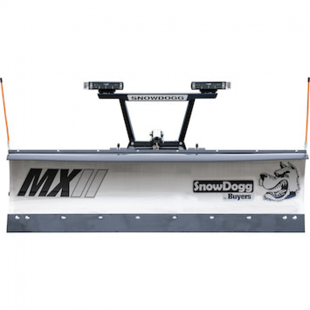 New SNOWDOGG 7.5' (MX75II) Gen 2 Medium Duty Stainless Steel Snow Plow