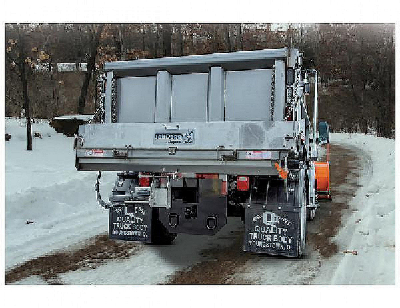 New NEW DEMO SALTDOGG (92440SSA) 96" Under Tailgate Electric Stainless Steel Spreader w/ Standard Discharge