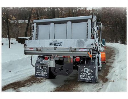 New NEW DEMO SALTDOGG (92440SSA) 96  Under Tailgate Electric Stainless Steel Spreader w/ Standard Discharge