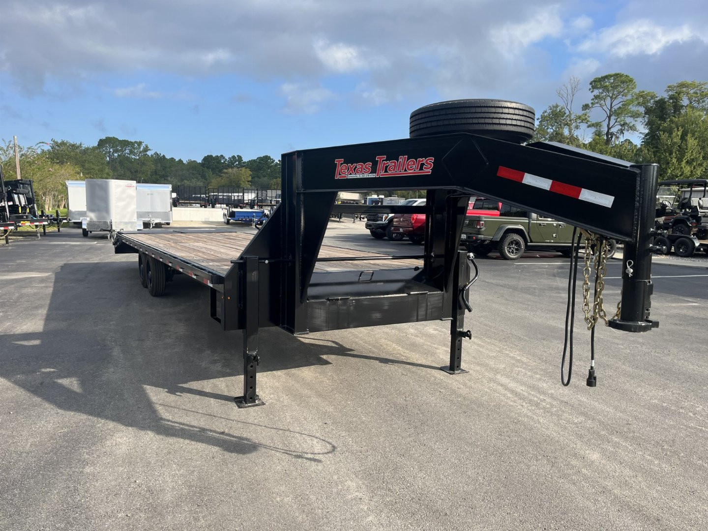 9×35 Equipment Flatbed Trailer