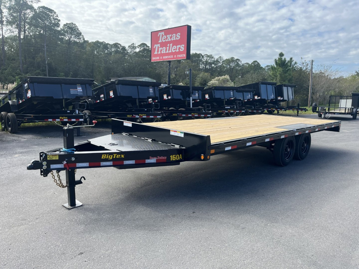New 16OA-20STA-S8BK BIG TEX TRAILERS 8.5'X 20' DECKOVER TRAILER