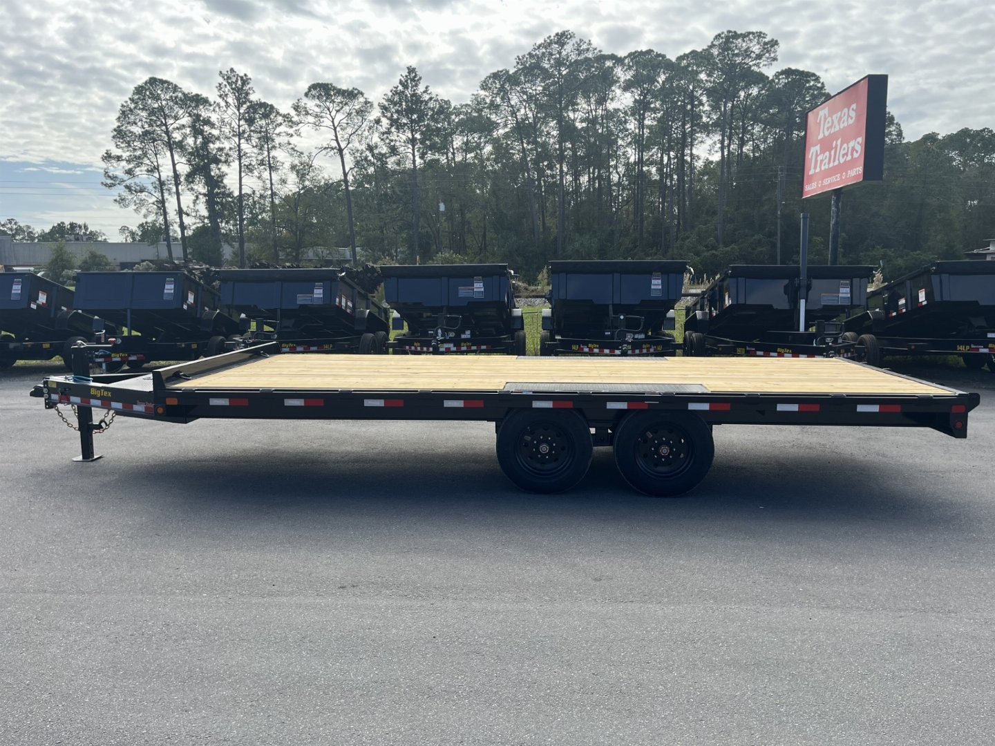 New 16OA-20STA-S8BK BIG TEX TRAILERS 8.5'X 20' DECKOVER TRAILER