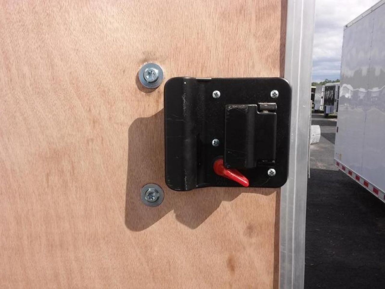 New GANS712SA CARGO MATE 7' X 12' ENCLOSED CARGO TRAILER W/ REAR RAMP DOOR, SIDE DOOR, & UPGRADES