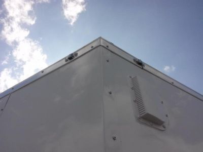 New GANS712SA CARGO MATE 7' X 12' ENCLOSED CARGO TRAILER W/ REAR RAMP DOOR, SIDE DOOR, & UPGRADES