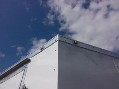 New GANS712SA CARGO MATE 7' X 12' ENCLOSED CARGO TRAILER W/ REAR RAMP DOOR, SIDE DOOR, & UPGRADES