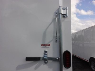 New GANS712SA CARGO MATE 7' X 12' ENCLOSED CARGO TRAILER W/ REAR RAMP DOOR, SIDE DOOR, & UPGRADES