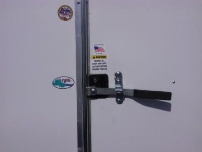 New GANS712SA CARGO MATE 7' X 12' ENCLOSED CARGO TRAILER W/ REAR RAMP DOOR, SIDE DOOR, & UPGRADES