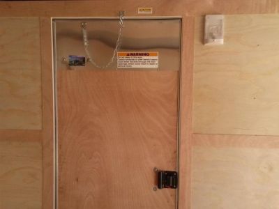 New GANS712SA CARGO MATE 7' X 12' ENCLOSED CARGO TRAILER W/ REAR RAMP DOOR, SIDE DOOR, & UPGRADES