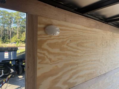 New GANS712SA CARGO MATE 7' X 12' ENCLOSED CARGO TRAILER W/ REAR RAMP DOOR, SIDE DOOR, & UPGRADES