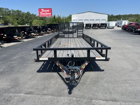 New 10PI-18BK4HDIR BIG TEX 7' X 18' UTILITY TRAILER