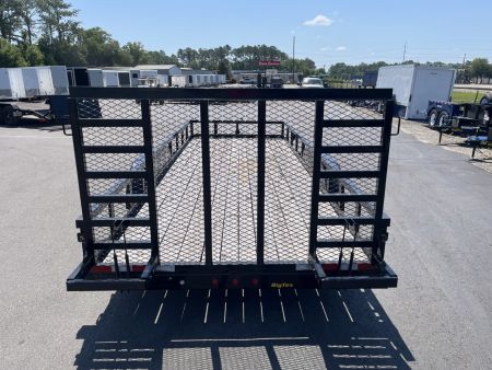 New 10PI-18BK4HDIR BIG TEX 7' X 18' UTILITY TRAILER