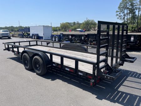 New 10PI-18BK4HDIR BIG TEX 7' X 18' UTILITY TRAILER
