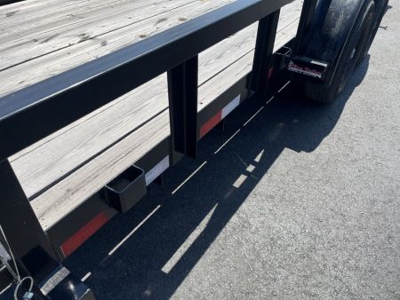 New 10PI-18BK4HDIR BIG TEX 7' X 18' UTILITY TRAILER