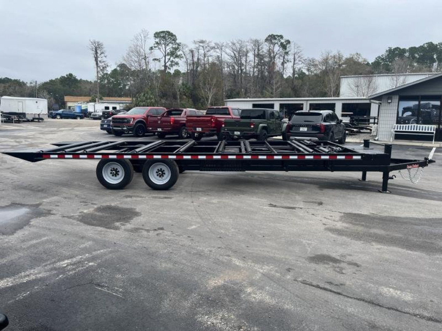 9×24 Equipment Flatbed Trailer photo 8