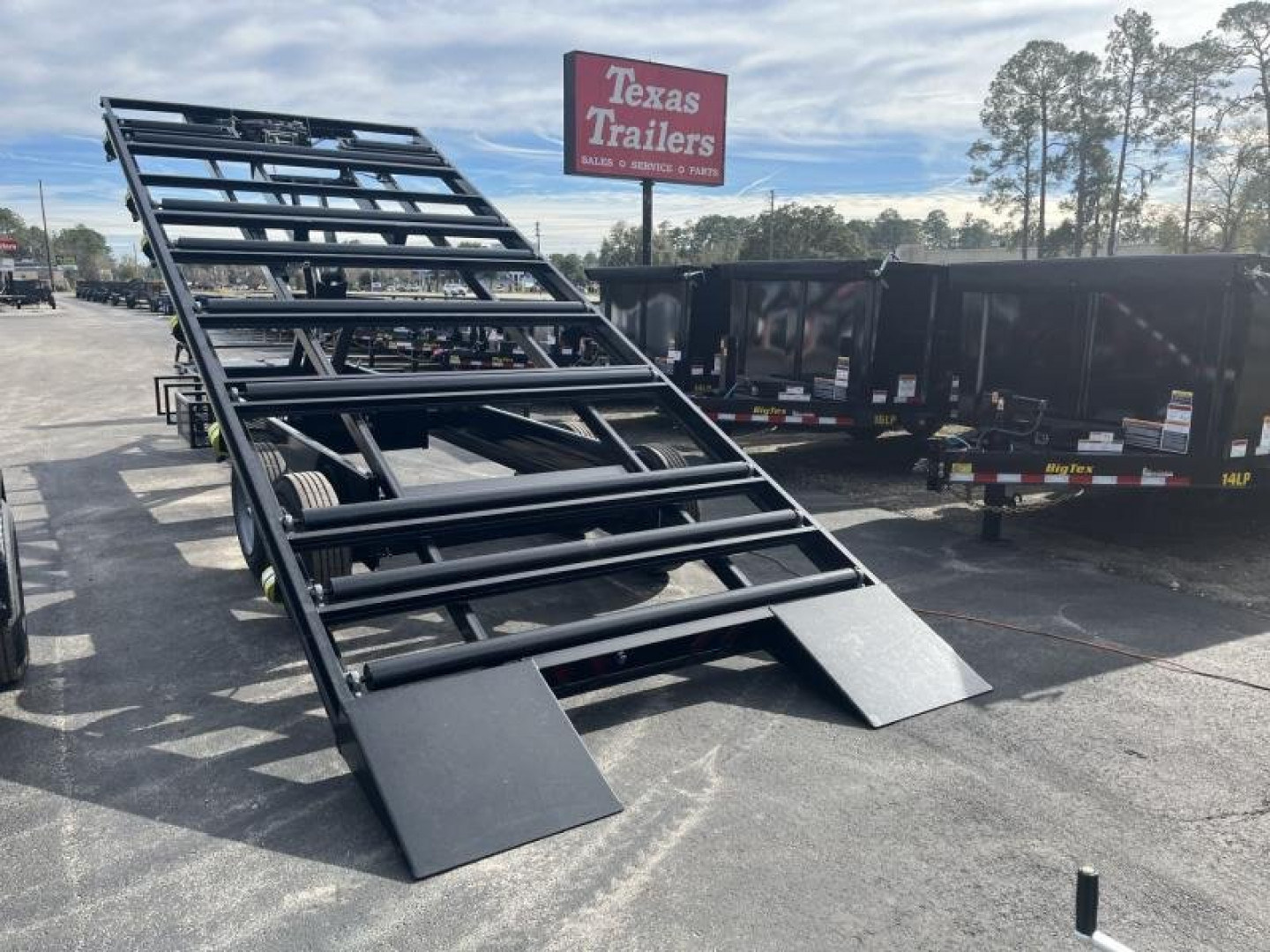 9×24 Equipment Flatbed Trailer photo 2