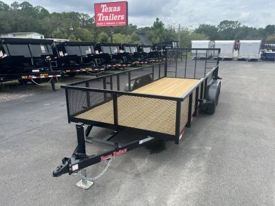 New LM62010 TEXAS TRAILERS 6'10  X 20' LAWN MAINTENANCE TRAILER