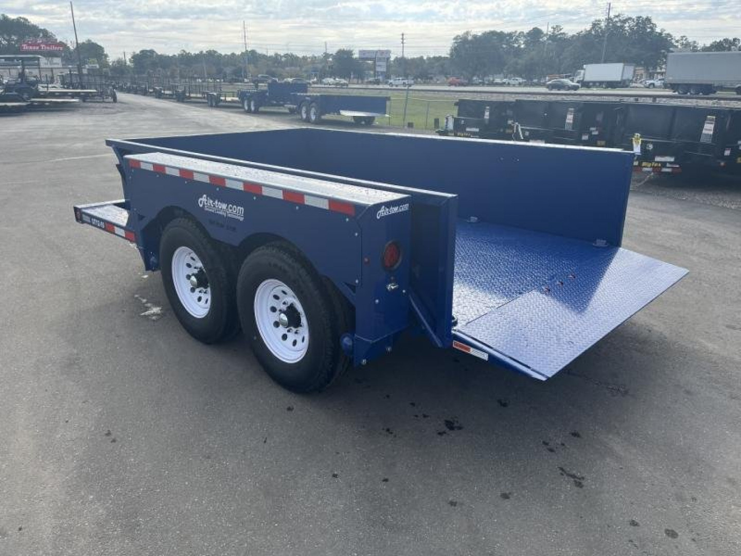 New UT12-10 AIR TOW 6'3" X 12' DROP DECK / EQUIPMENT TRAILER