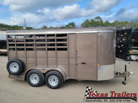 New 500-16COMBO DELTA 6'8" X 16' X 7' TALL 3 HORSE COMBO / LIVESTOCK TRAILER