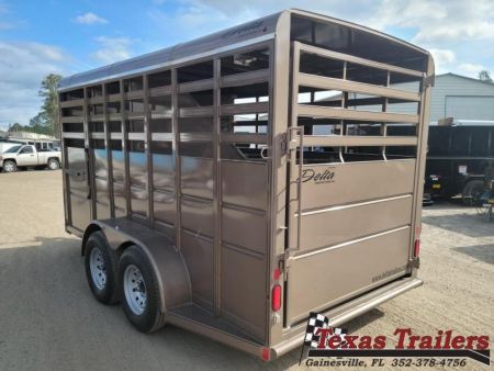 New 500-16COMBO DELTA 6'8" X 16' X 7' TALL 3 HORSE COMBO / LIVESTOCK TRAILER