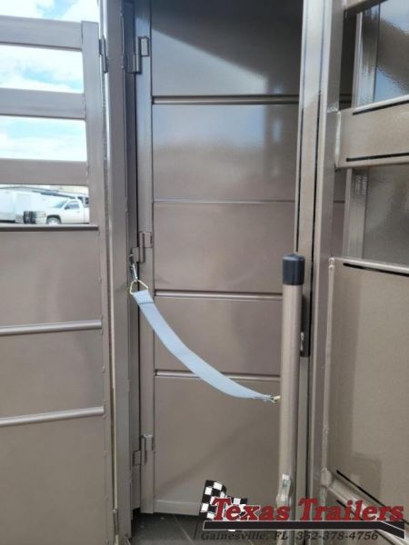 New 500-16COMBO DELTA 6'8" X 16' X 7' TALL 3 HORSE COMBO / LIVESTOCK TRAILER