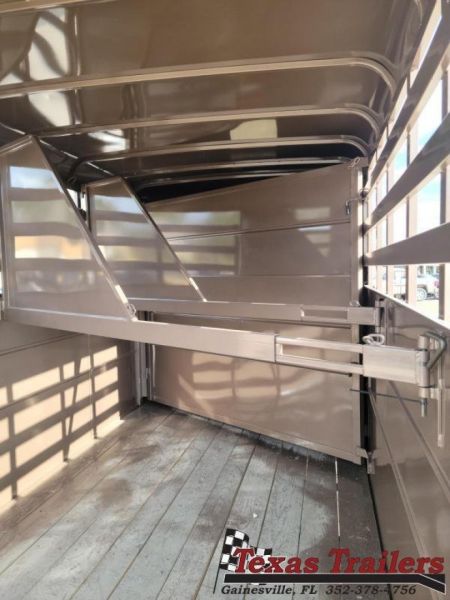 New 500-16COMBO DELTA 6'8" X 16' X 7' TALL 3 HORSE COMBO / LIVESTOCK TRAILER