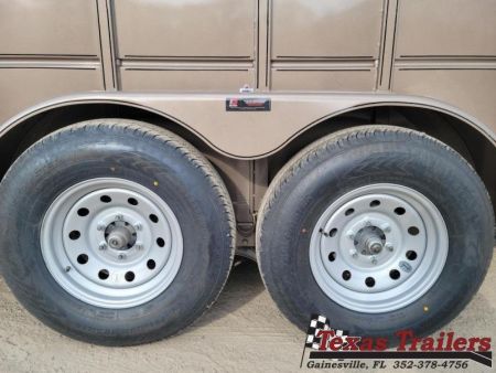 New 500-16COMBO DELTA 6'8" X 16' X 7' TALL 3 HORSE COMBO / LIVESTOCK TRAILER