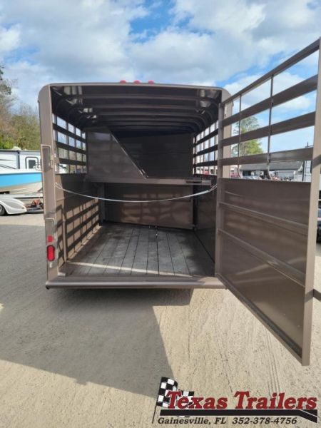 New 500-16COMBO DELTA 6'8" X 16' X 7' TALL 3 HORSE COMBO / LIVESTOCK TRAILER