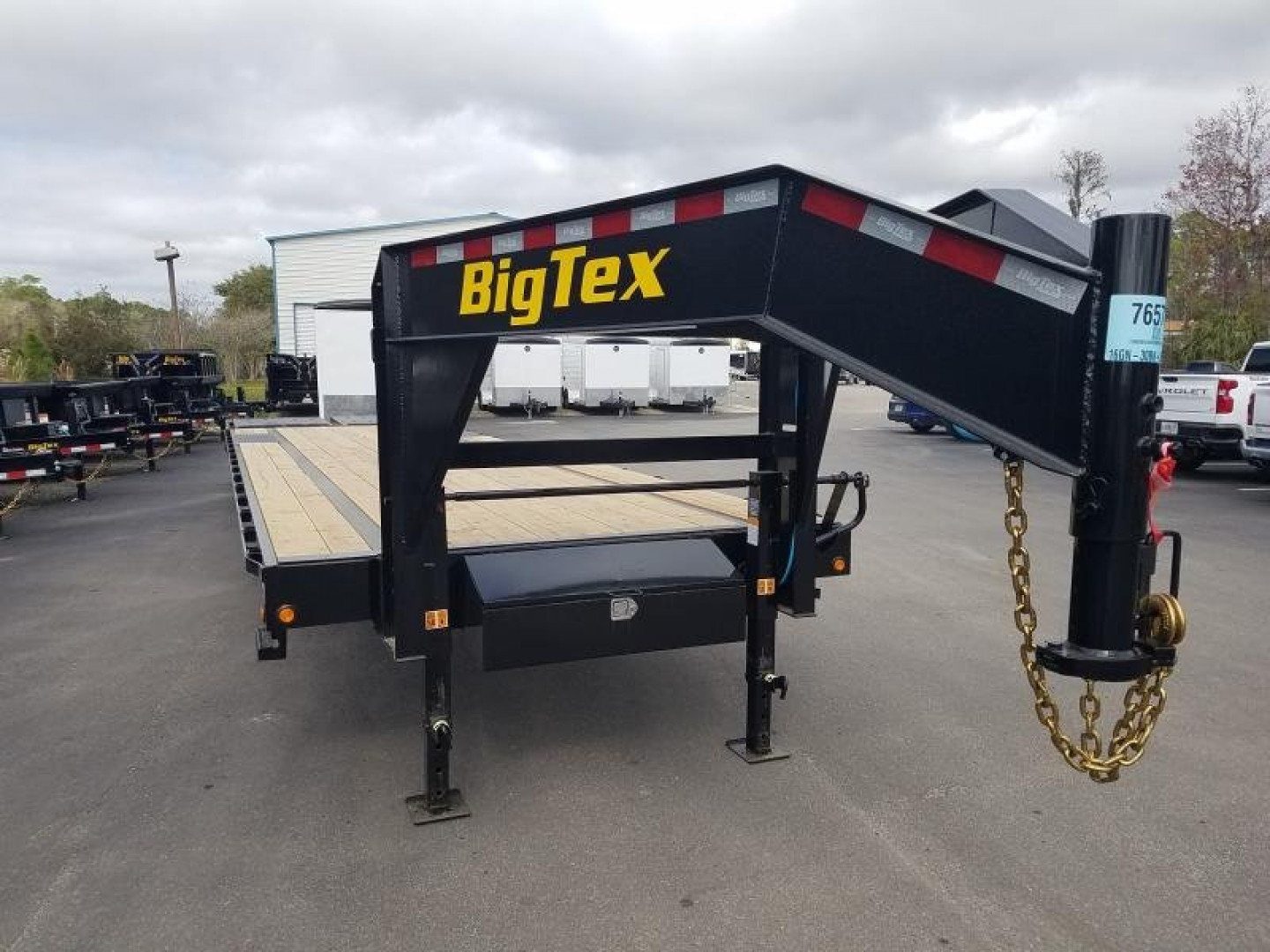 New 16GN-40D5A-MRBK BIG TEX 8.5' X 40' GOOSENECK FLAT BED W/ MEGA RAMPS & FREE SPARE TIRE *NON-CDL*
