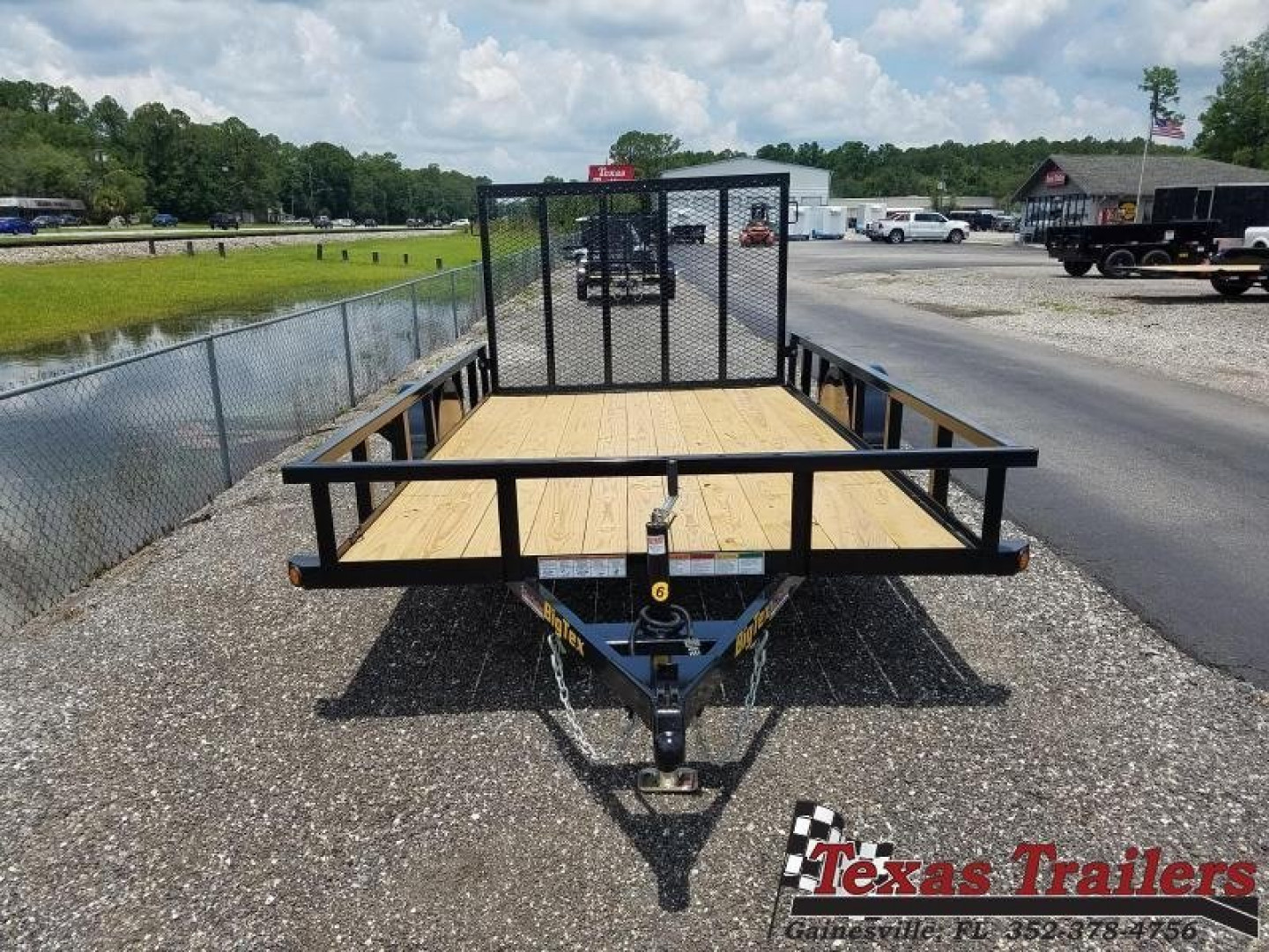 New 35SA-14BK4RG BIG TEX 6'5" X 14' UTILITY TRAILER