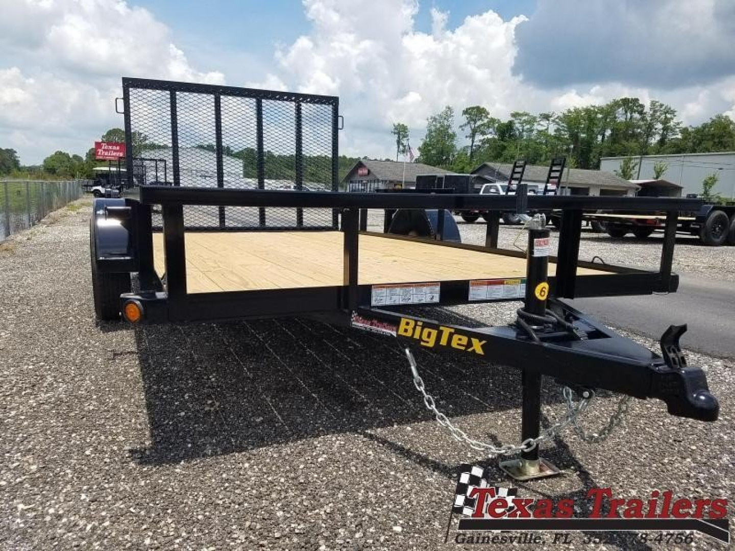 New 35SA-14BK4RG BIG TEX 6'5" X 14' UTILITY TRAILER