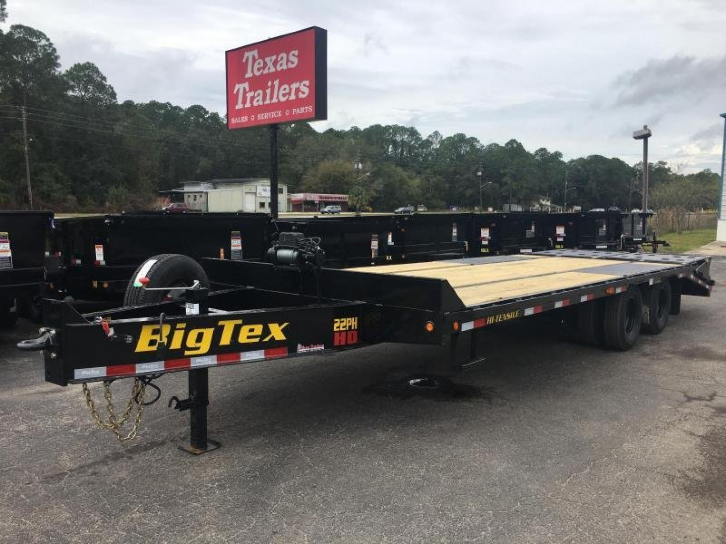 New 22PH-20BK+5MR Big Tex Trailers Flatbed Trailer