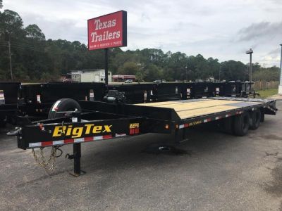 New 22PH-20BK+5MR Big Tex Trailers Flatbed Trailer