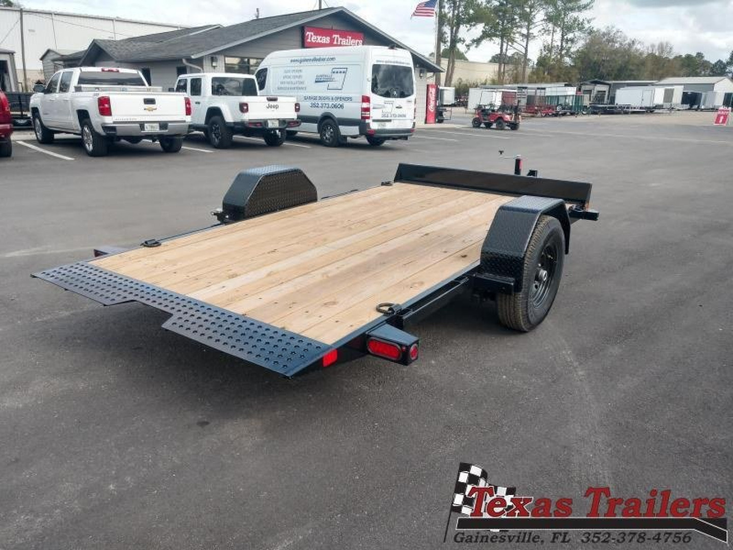 New 70ST-13BK BIG TEX 7' X 13' SINGLE AXLE TILT DECK EQUIPMENT TRAILER