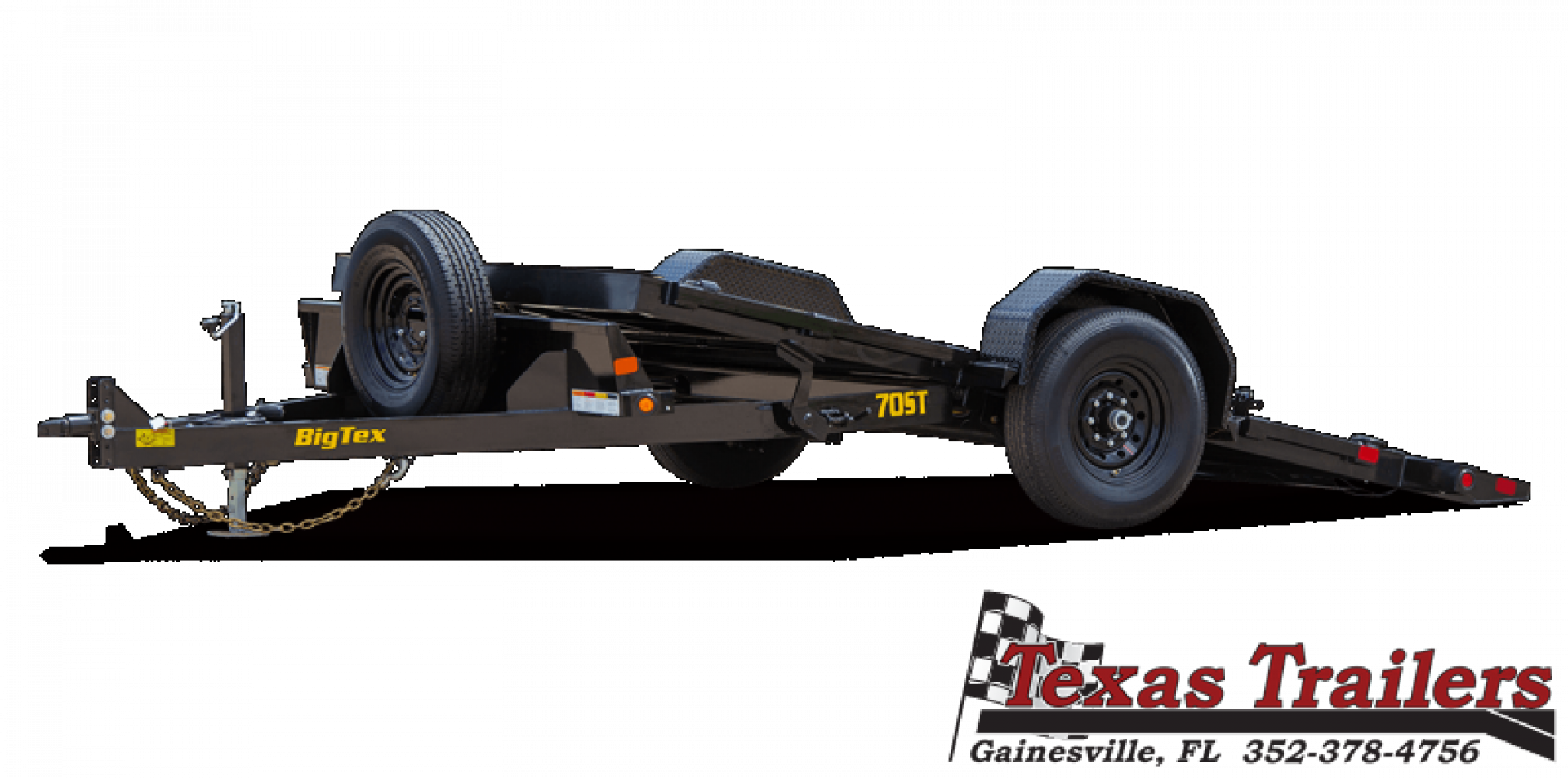 New 70ST-13BK BIG TEX 7' X 13' SINGLE AXLE TILT DECK EQUIPMENT TRAILER