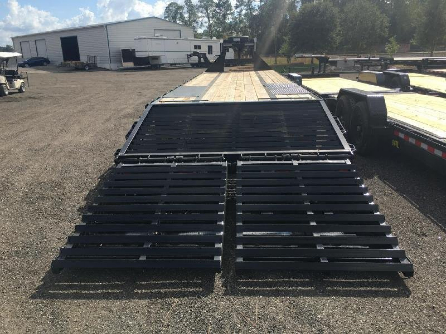 New 25GN-35D5A-MRBK BIG TEX 8.5' X 35' FLATBED TRAILER W/ UPGRADED TIRES