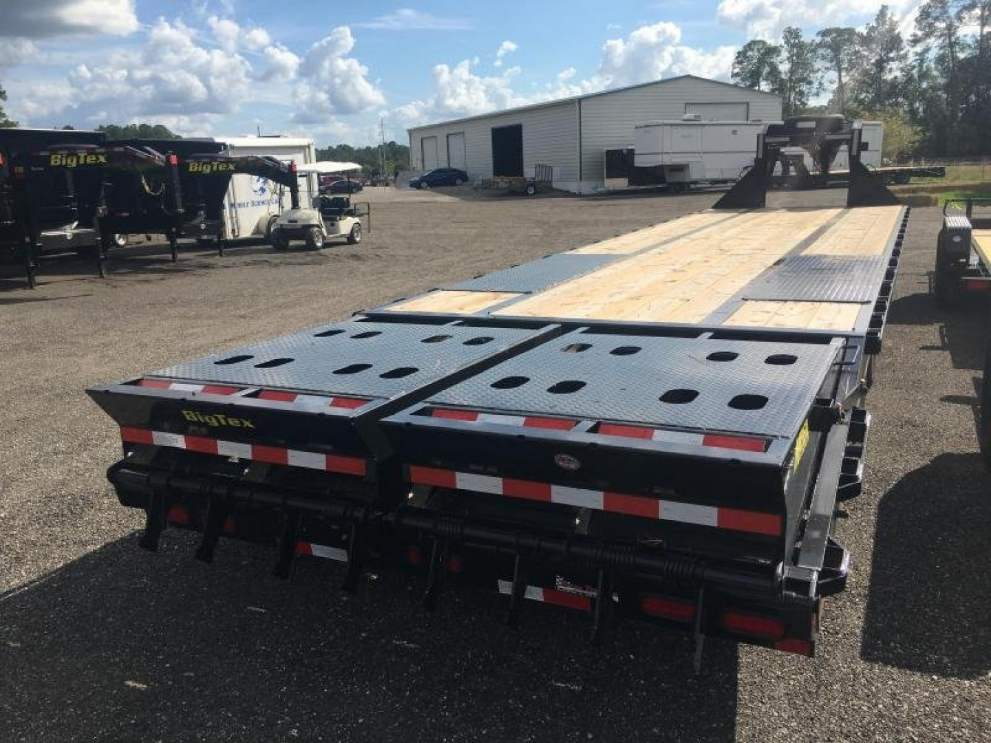 New 25GN-35D5A-MRBK BIG TEX 8.5' X 35' FLATBED TRAILER W/ UPGRADED TIRES