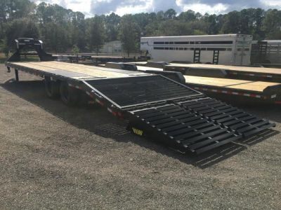 New 25GN-35D5A-MRBK BIG TEX 8.5' X 35' FLATBED TRAILER W/ UPGRADED TIRES