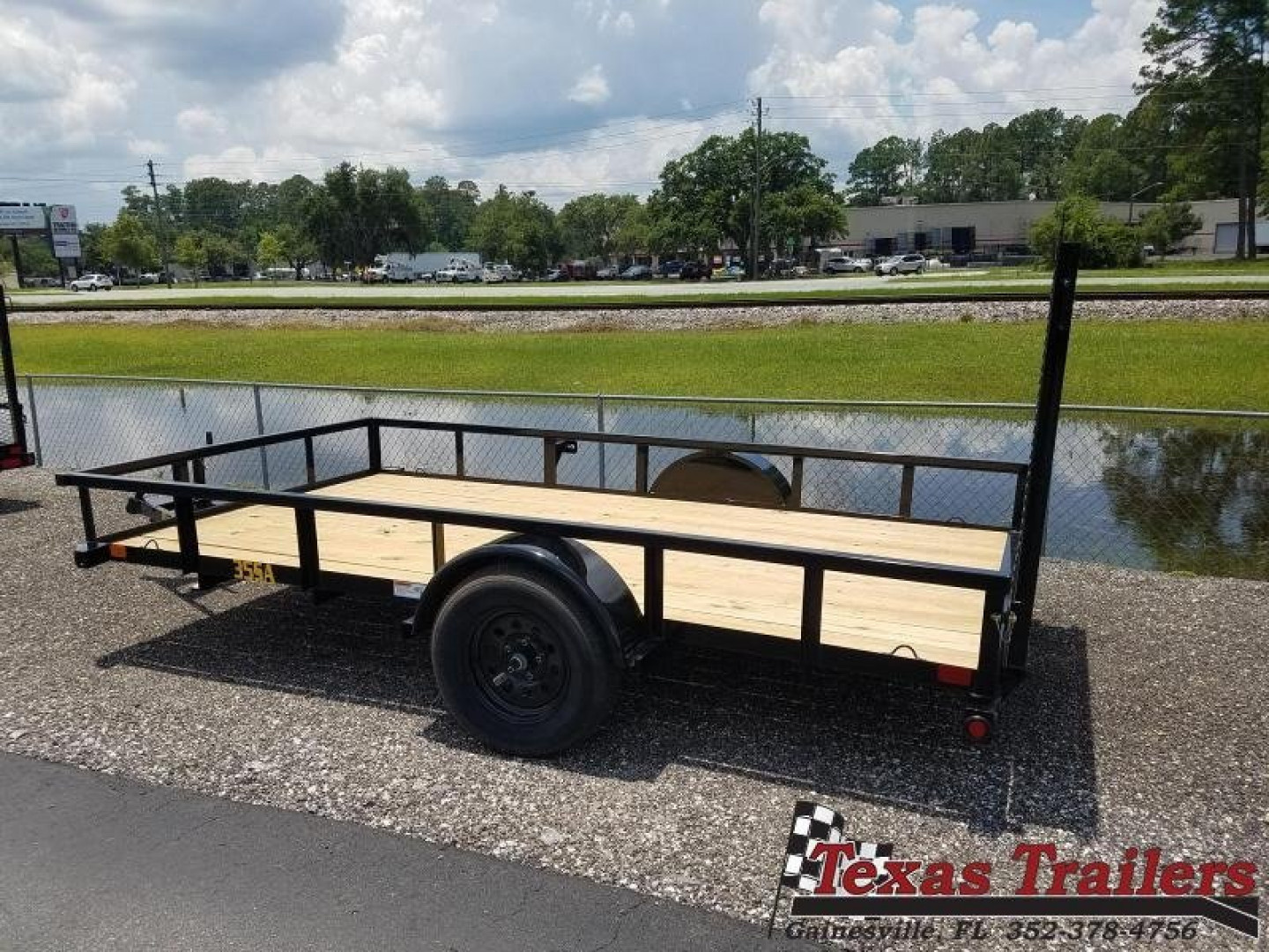 New 35SA-12BK4RG BIG TEX 6'5" X 12' UTILITY TRAILER
