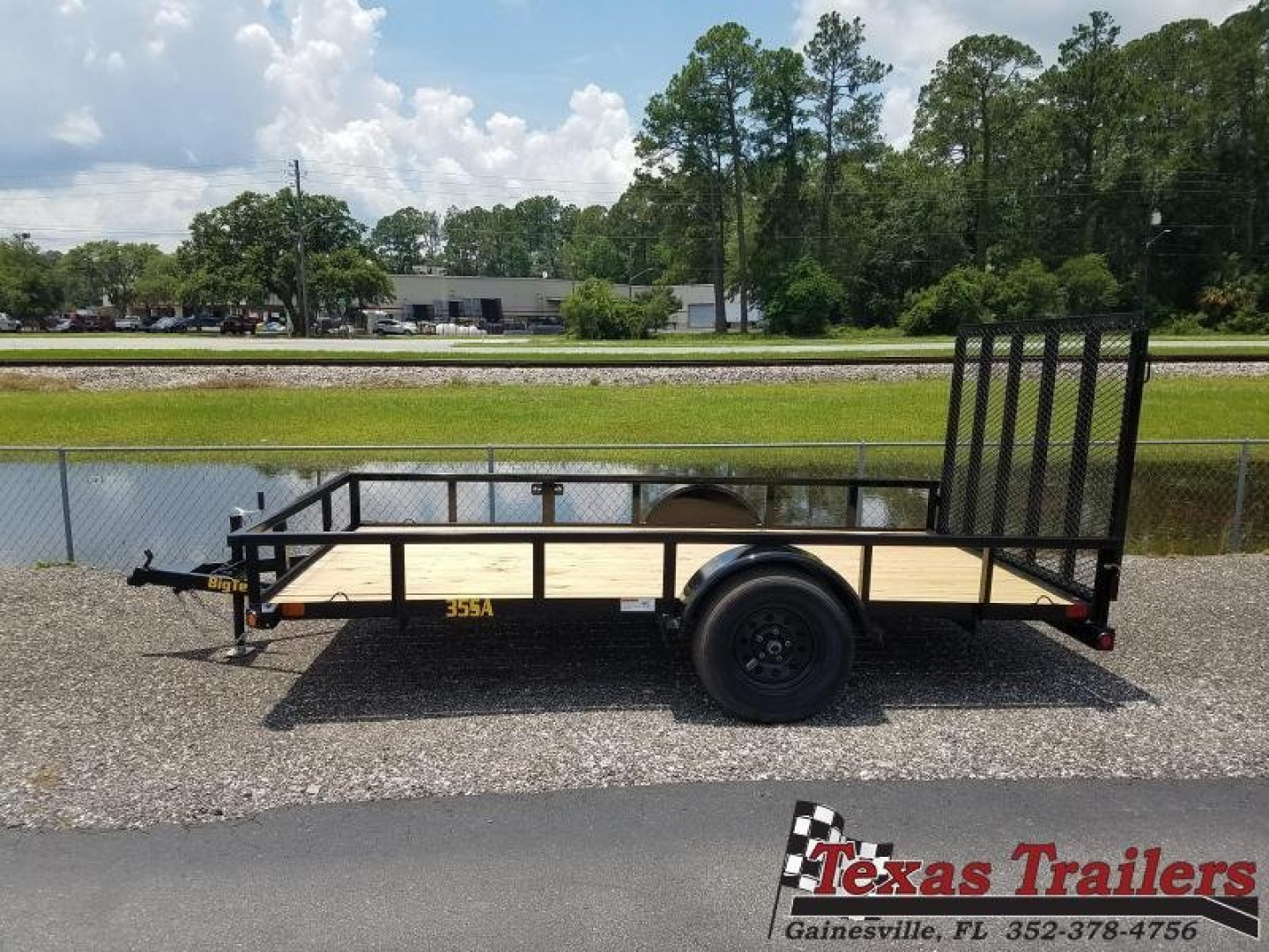 New 35SA-12BK4RG BIG TEX 6'5" X 12' UTILITY TRAILER