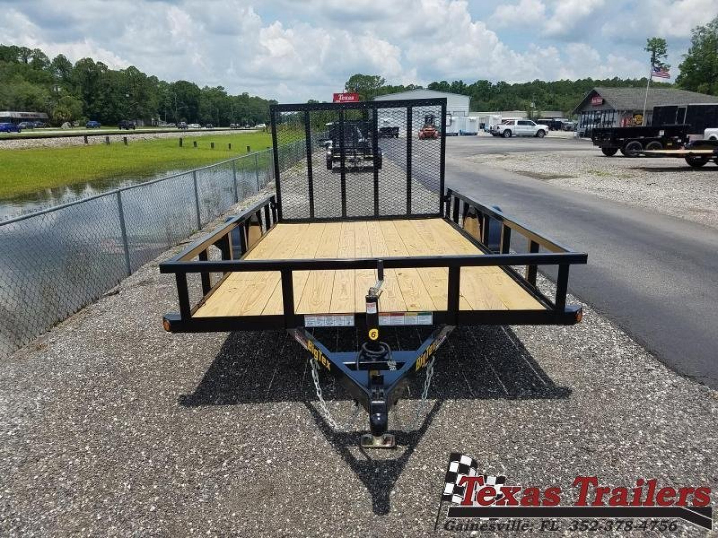 New 35SA-12BK4RG BIG TEX 6'5" X 12' UTILITY TRAILER