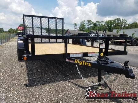 New 35SA-12BK4RG BIG TEX 6'5" X 12' UTILITY TRAILER