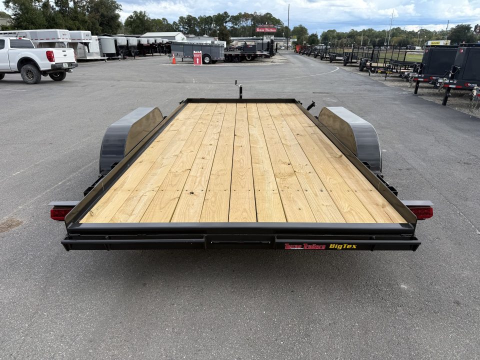 New 60EC-16BK BIG TEX 7' X 16' CAR HAULER W/ SLIDE OUT RAMPS F0R REAR OR SIDE LOAD