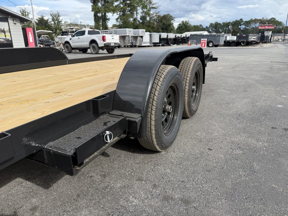 New 60EC-16BK BIG TEX 7' X 16' CAR HAULER W/ SLIDE OUT RAMPS F0R REAR OR SIDE LOAD